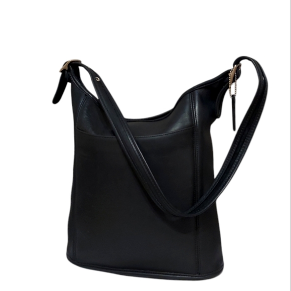 Coach Vintage Leather Slim Duffle Bucket Bag Made In United States No. 9060 EUC - Picture 2 of 13